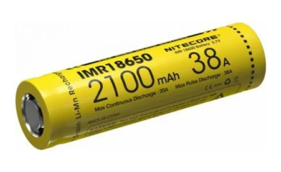 Аккумулятор NITECORE IMR18650 (2100mAh/38A)