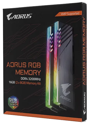 Оперативная память 16 GB kit Gigabyte AORUS RGB GP-AR32C16S8K2HU416R