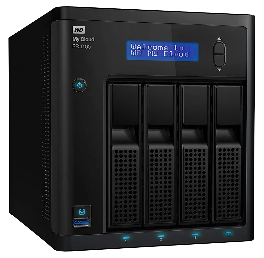 Сетевой накопитель NAS WD My Cloud PR4100 WDBKWB0000NBK