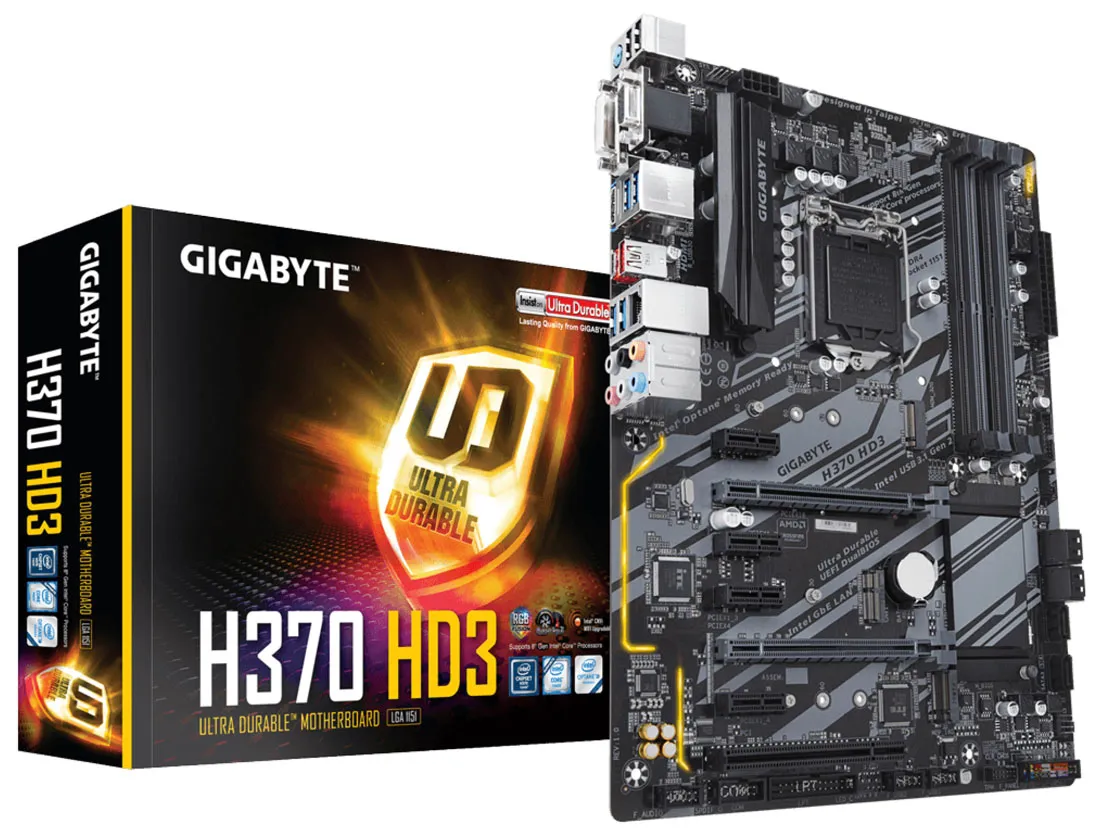 Материнская плата GIGABYTE H370 HD3 1.0 GAH37HD3-00-G