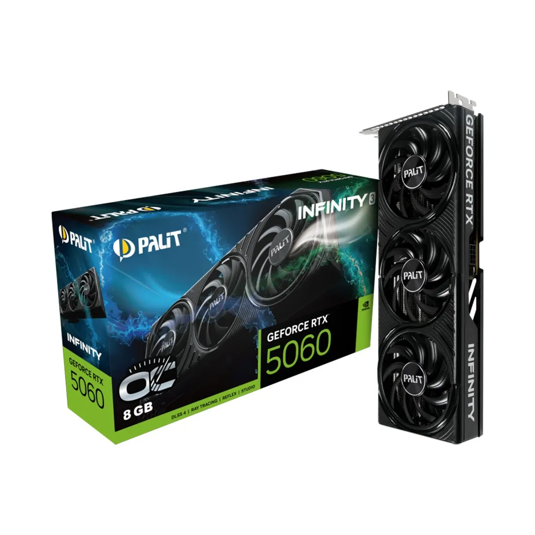 Видеокарта 8GB PALIT RTX5060 INFINITY 3 OC NE75060T19P1-GB2063S