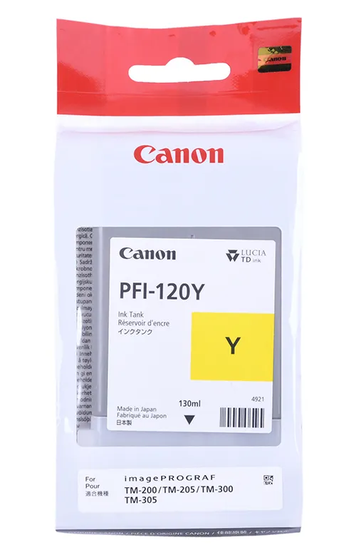 Картридж Canon PFI-120 Yellow Струйный желтый 130 мл