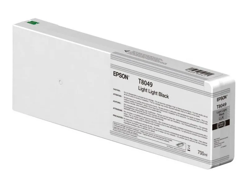 Картридж струйный Epson C13T804900 серый