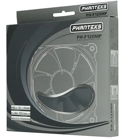 Кулер для корпуса PHANTEKS PH-F120MP-BBK-PWM