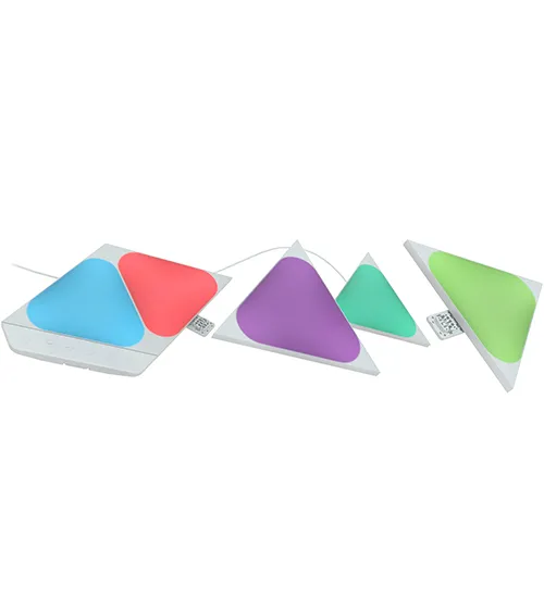 Smart lighting Starter kit Nanoleaf Shapes, Triangles Mini, (NL48-5002TW-5PK), White, 5 Pack