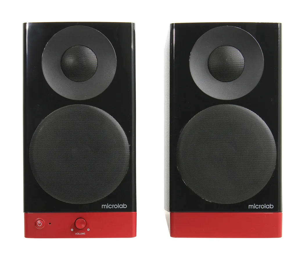Колонки Microlab FC30 Чёрно-Красный