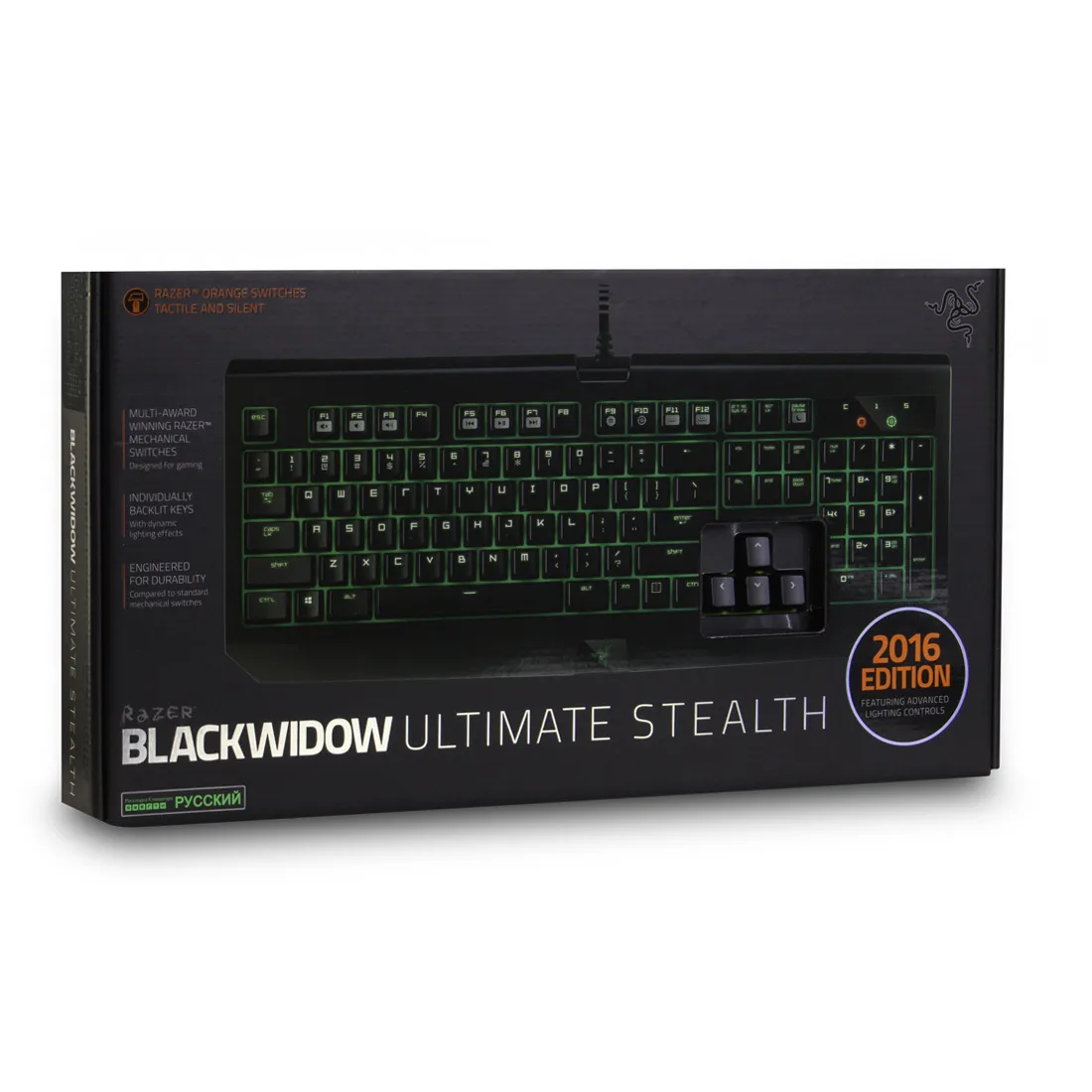 Клавиатура Razer BlackWidow Ultimate Stealth 2016 RZ03-01702200-R3R1