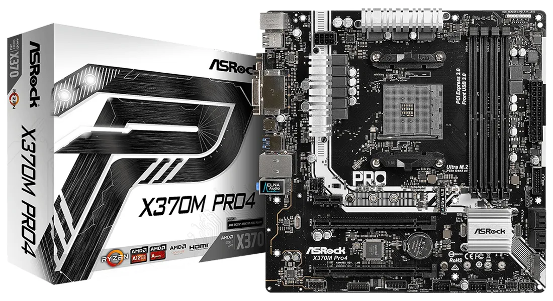 Материнская плата ASRock X370M PRO4