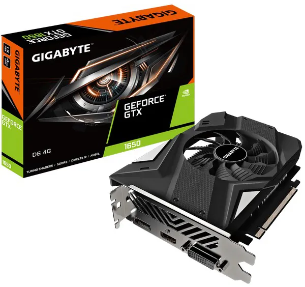 Видеокарта 4GB Gigabyte GTX1650 D6 GV-N1656D6-4GD 2.0
