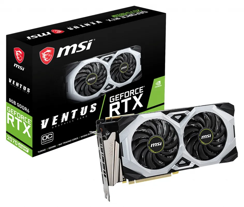 Видеокарта 8GB MSI RTX 2070 SUPER VENTUS OC