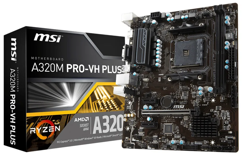 Материнская плата MSI A320M PRO-VH PLUS