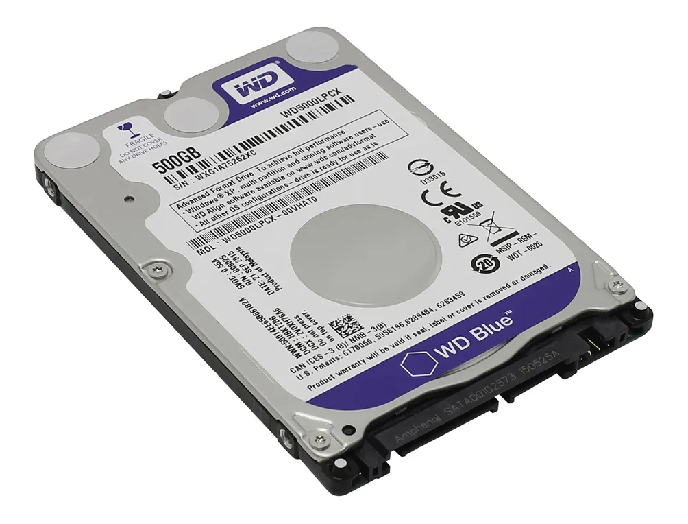 Жесткий диск 500GB WD Blue WD5000LPCX