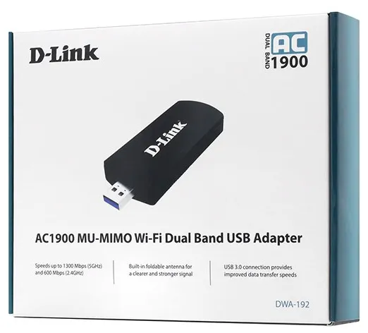Сетевой адаптер D-Link DWA-192/RU