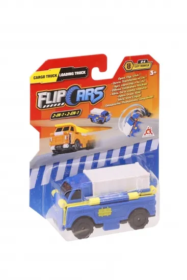 Машинка-трансформер Flip Cars 2 В 1 (Грузовик - Погрузчик)