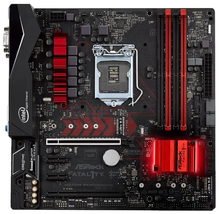 Материнская плата ASRock H270M PERFORMANCE