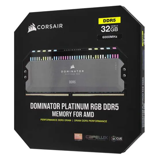Оперативная память 32 GB kit Corsair Dominator Platinum RGB CMT32GX5M2D6000Z36