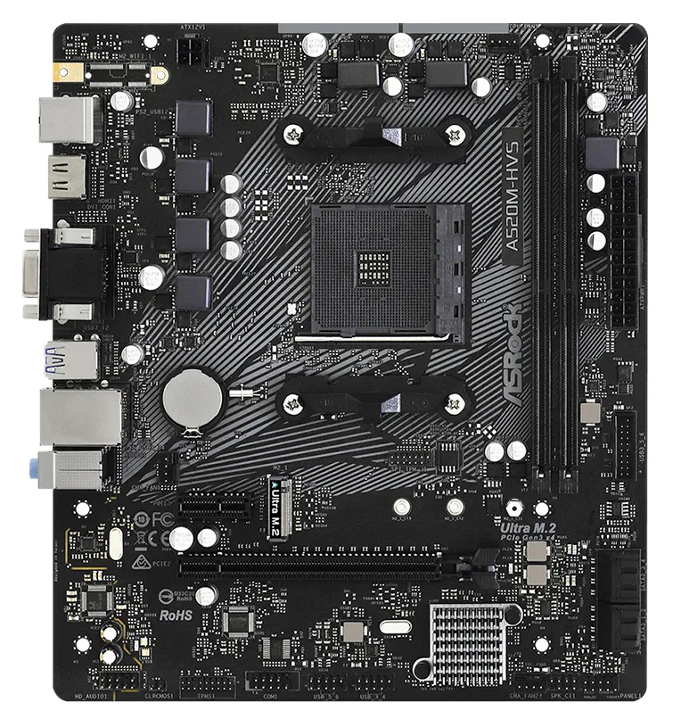 Материнская плата ASRock A520M-HVS