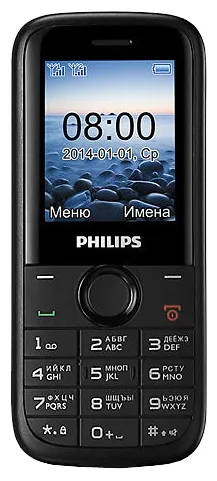 Мобильный телефон Philips E120 черный