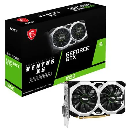Видеокарта 4Gb MSI GTX 1650 D6 VENTUS XS OCV3