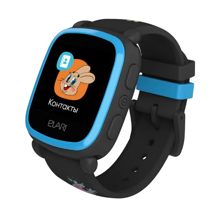 Смарт часы Elari Kidphone Ну погоди Черный