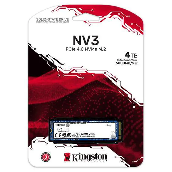 SSD накопитель 4 TB Kingston SNV3S SNV3S/4000G