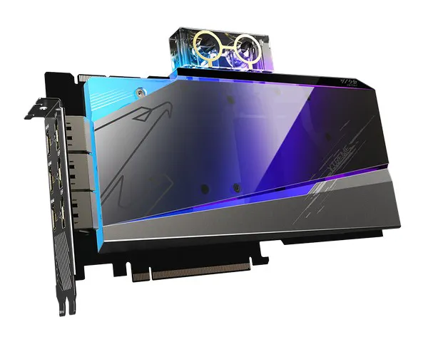 Видеокарта 24Gb Gigabyte GeForce RTX3090 AORUS XTREME WATERFORCE GV-N3090AORUSX W-24GD