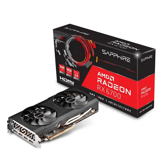 Видеокарта Sapphire RADEON RX 6700 GAMING OC 10G (11321-03-20G)
