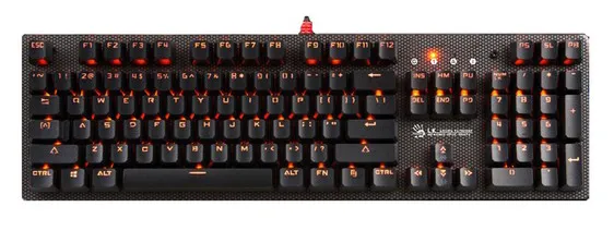 Клавиатура игровая Bloody B800 NetBee Orange LED