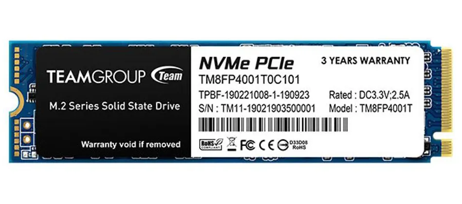 SSD накопитель 1Tb Team Group MP34 M.2 TM8FP4001T0C101