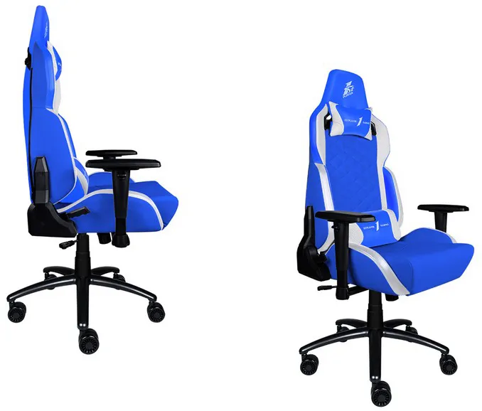 Игровое компьютерное кресло 1st Player DK2 Blue/White