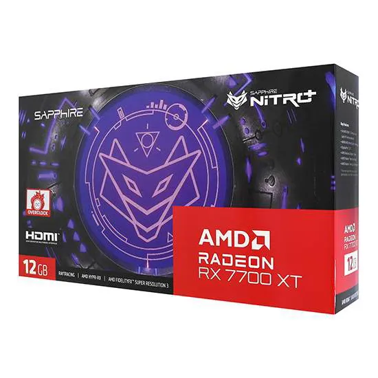 Видеокарта 12 GB Sapphire NITRO+ RX 7700 XT 11335-02-20G