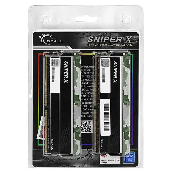 Оперативная память 16 GB kit G.Skill Sniper X F4-3000C16D-16GSXFB