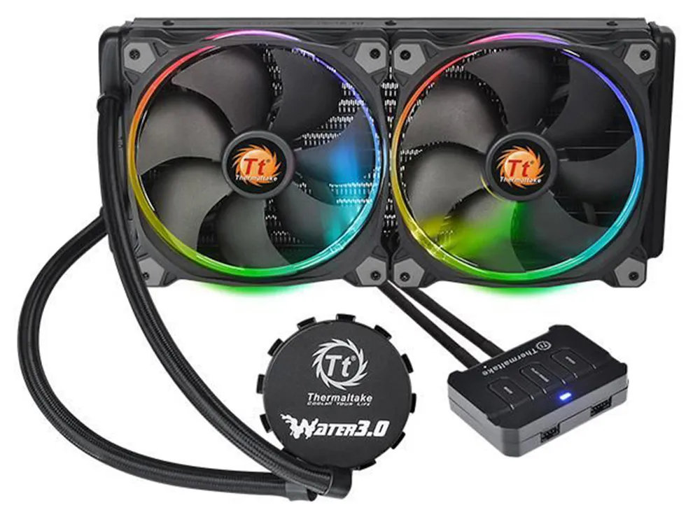 Водяное охлаждение Thermaltake Water 3.0 Riing RGB 280 CL-W138-PL14SW-A