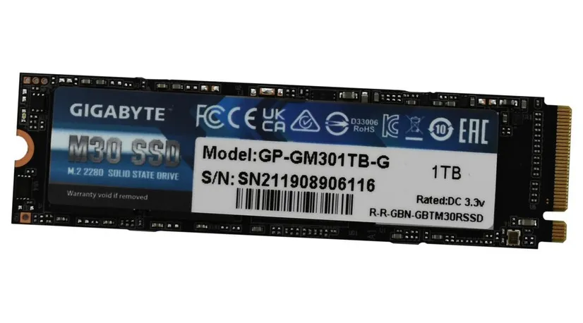 SSD накопитель 1 TB Gigabyte M30 GP-GM301TB-G