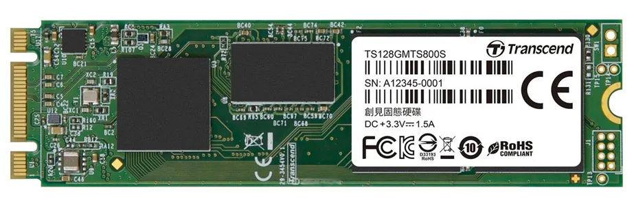SSD накопитель 128GB Transcend TS128GMTS800S