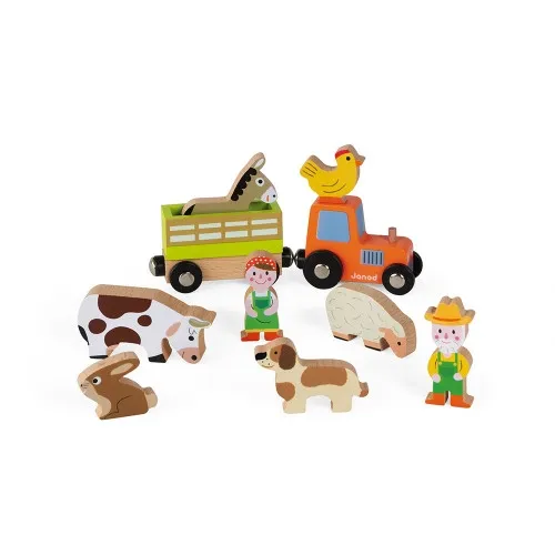 Игровой набор Janod (Ферма с животными) 3D J08577