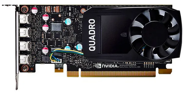 Видеокарта 2GB HP NVIDIA Quadro P620 Kit 3ME25AA