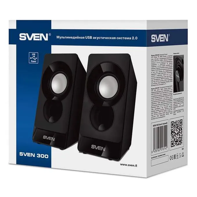 Колонки SVEN 300 черный