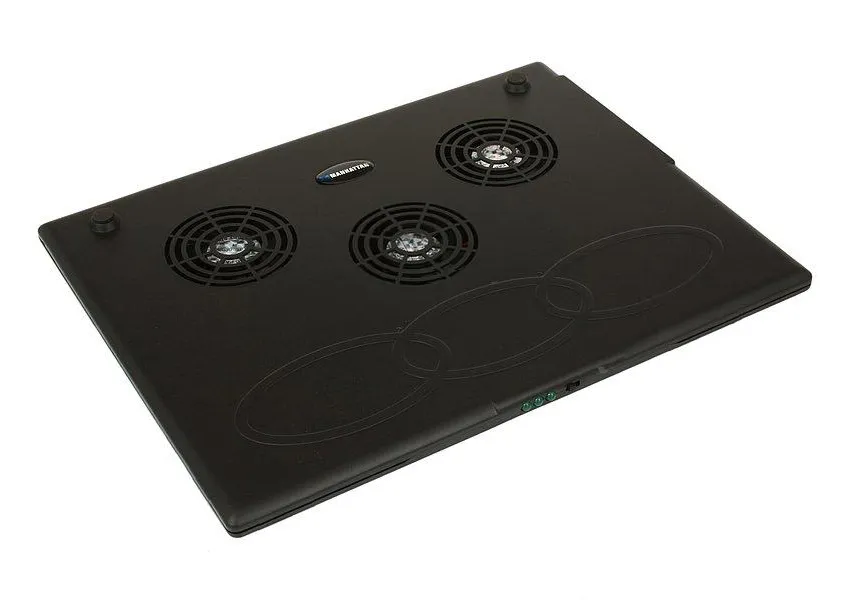 Охлаждающая подставка Manhattan Notebook Cooling Pad Чёрный
