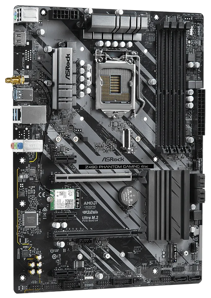 Материнская плата ASRock Z490 PHANTOM GAMING 4/AC