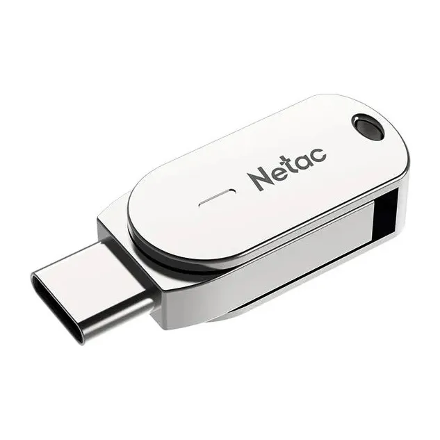 USB Флеш 64GB 3.2 Netac U785C OTG NT03U785C-064G-32PN серебристый