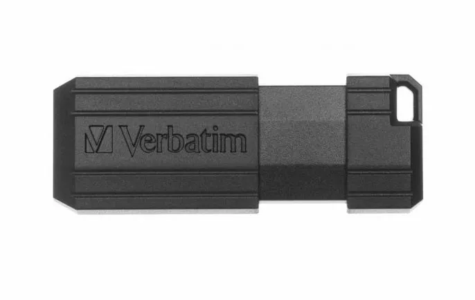 USB Флеш 128GB 2.0 Verbatim 049071 Pinstripe черный