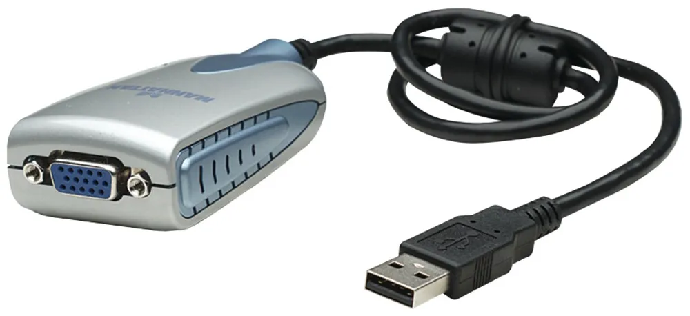 Конвертер Manhattan USB на SVGA USB A(М)-HD15(F)