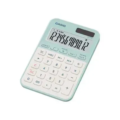 Калькулятор настольный CASIO MS-20YC-LG-W-EP светло-зеленый