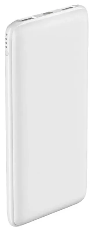 Внешний аккумулятор Olmio Slim 10000 mAh Белый