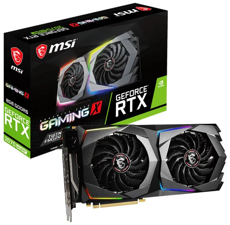 Видеокарта 8Gb MSI GeForce RTX 2070 SUPER GAMING X