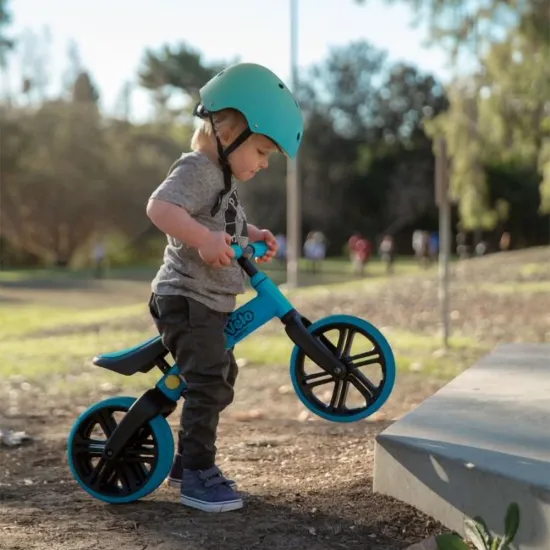 Беговел YVolution YVelo JUNIOR Balance Bike 2018 Refresh Blue 4L/13L CL 2PK