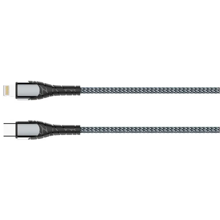 Кабель LDNIO Type-C to Lightning LC112 30W 2м Серый