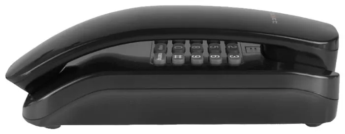Телефон проводной Texet ТХ-215 black