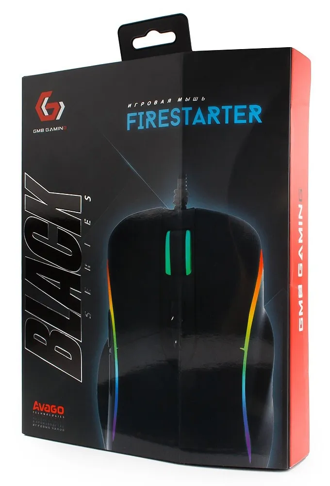 Компьютерная мышь Gembird MG-750 firestarter black